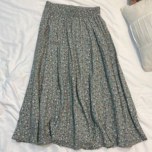 Maxi floral skirt